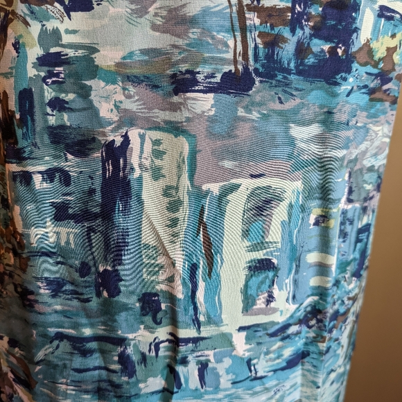 Vintage Natalie and me a div rousso apparel group silk wrap maxi skirt - Picture 4 of 11